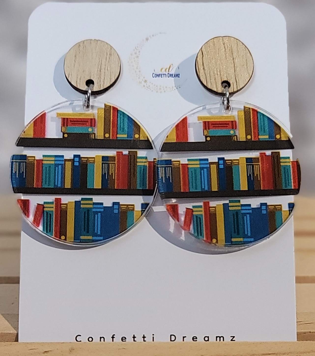 Acrylic Teacher Earrings