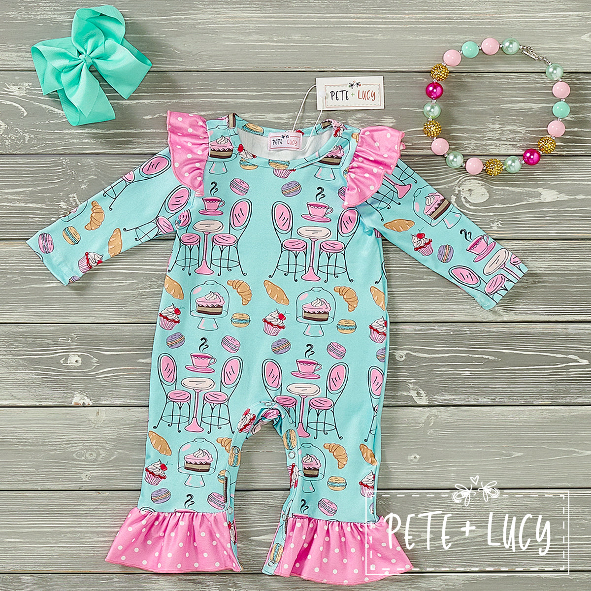 Lunch In Paris Romper